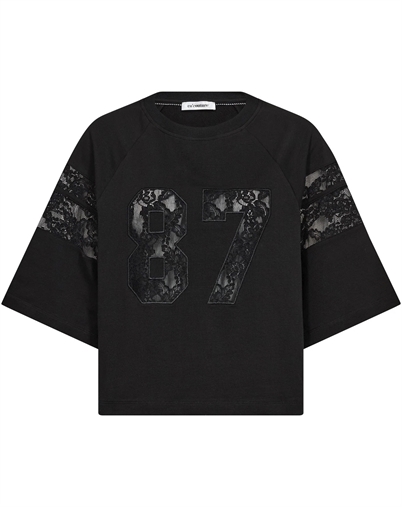 Co'Couture - ElyCC 87 Lace Tee Sweat - Black